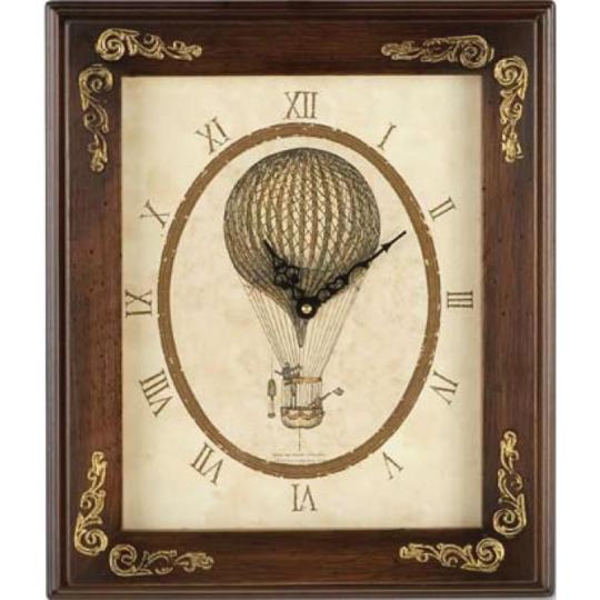 klasicke mediteranske vzduchovky nastenne hodiny kvetinove zdobene drevene ramy dekoracia kuchyna obyvacka darcek toskanske taliansko.jpg